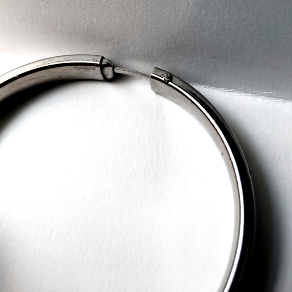 Sterling Silver Turquoise Bangle -Marked - image 4